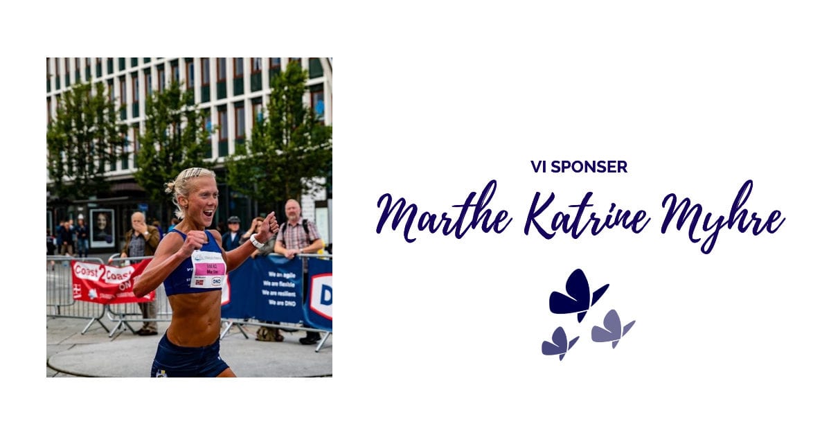 Langdistanseløperen Marthe_Katrine_Myhre er sponset av Kropp og Helseklinikken Gjøvik